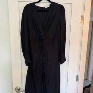 Sandro Long draped dress